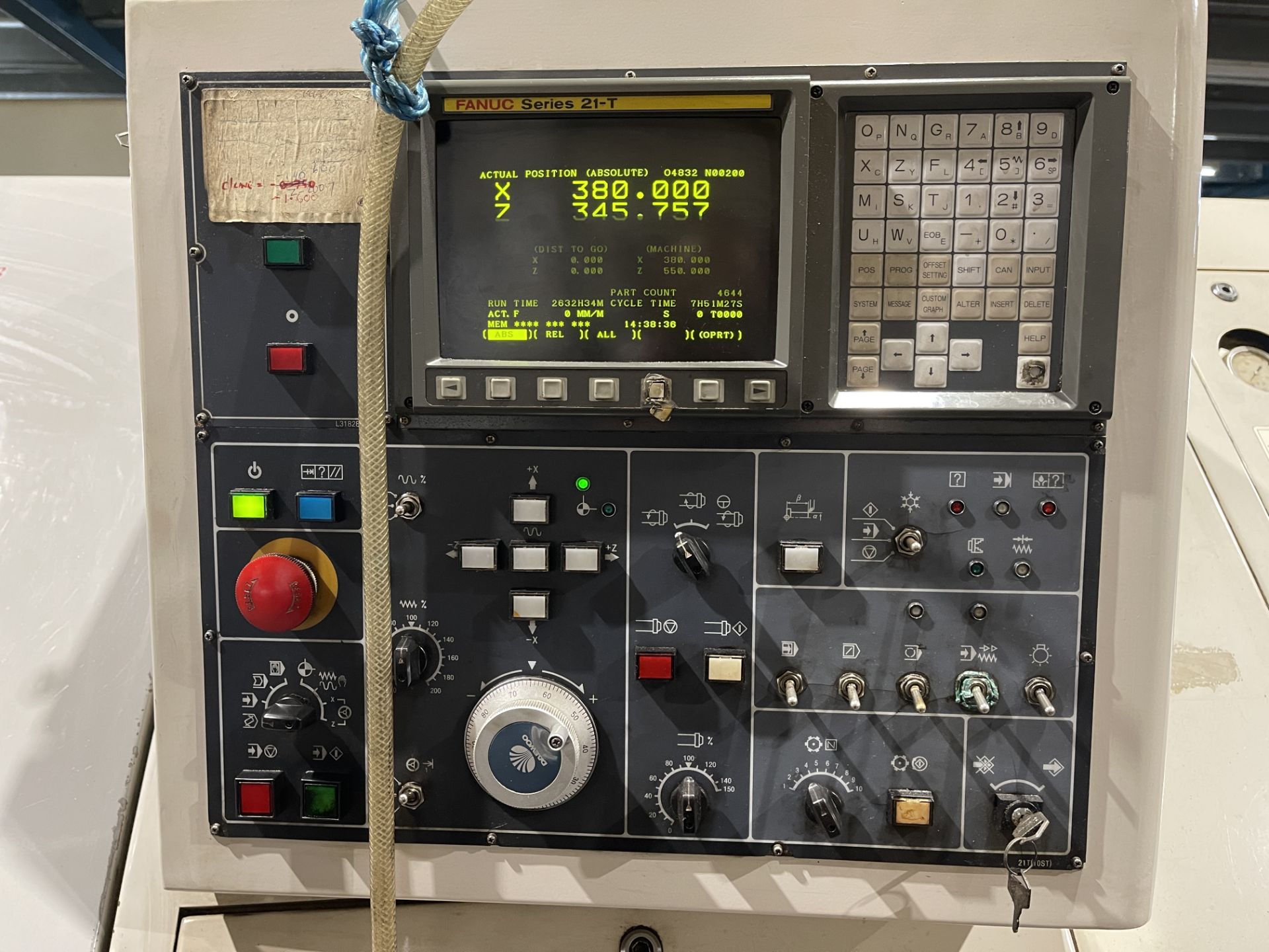 Daewoo Puma CT250 CNC Lathe c/w Fanuc Series 21-T Computer Controller - Image 5 of 19