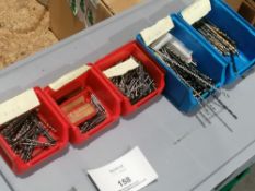 Assorted Drills 1mm-5.9mm Diameter (Please Note: Plastic Container Boxes Are Not Included)