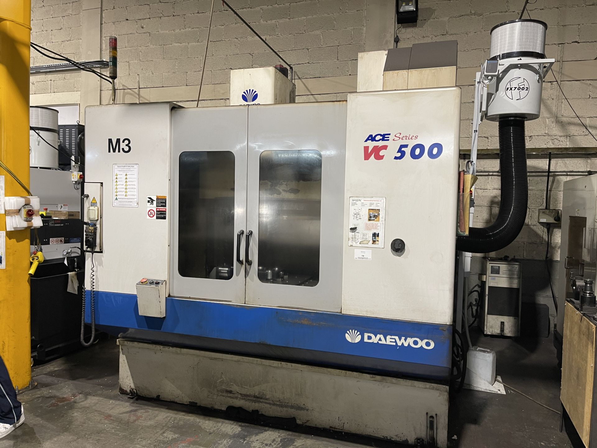 Daewoo ACE VC500 CNC Vertical Milling Centre