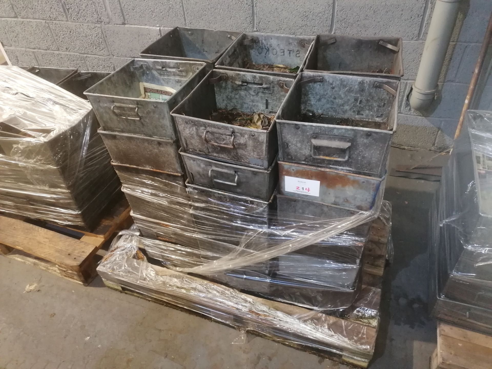 Metal Storage Boxes Square Type 11"x11"x5"Deep