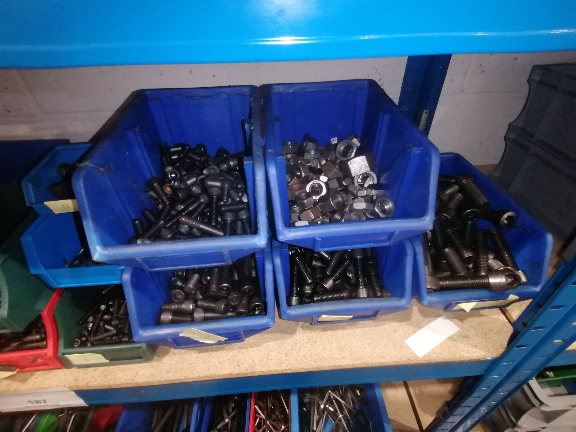 Various Capheads, GrubScrews, Nuts, Bolts & Washers (Please Note: Plastic Container Boxes Are Not - Image 5 of 10