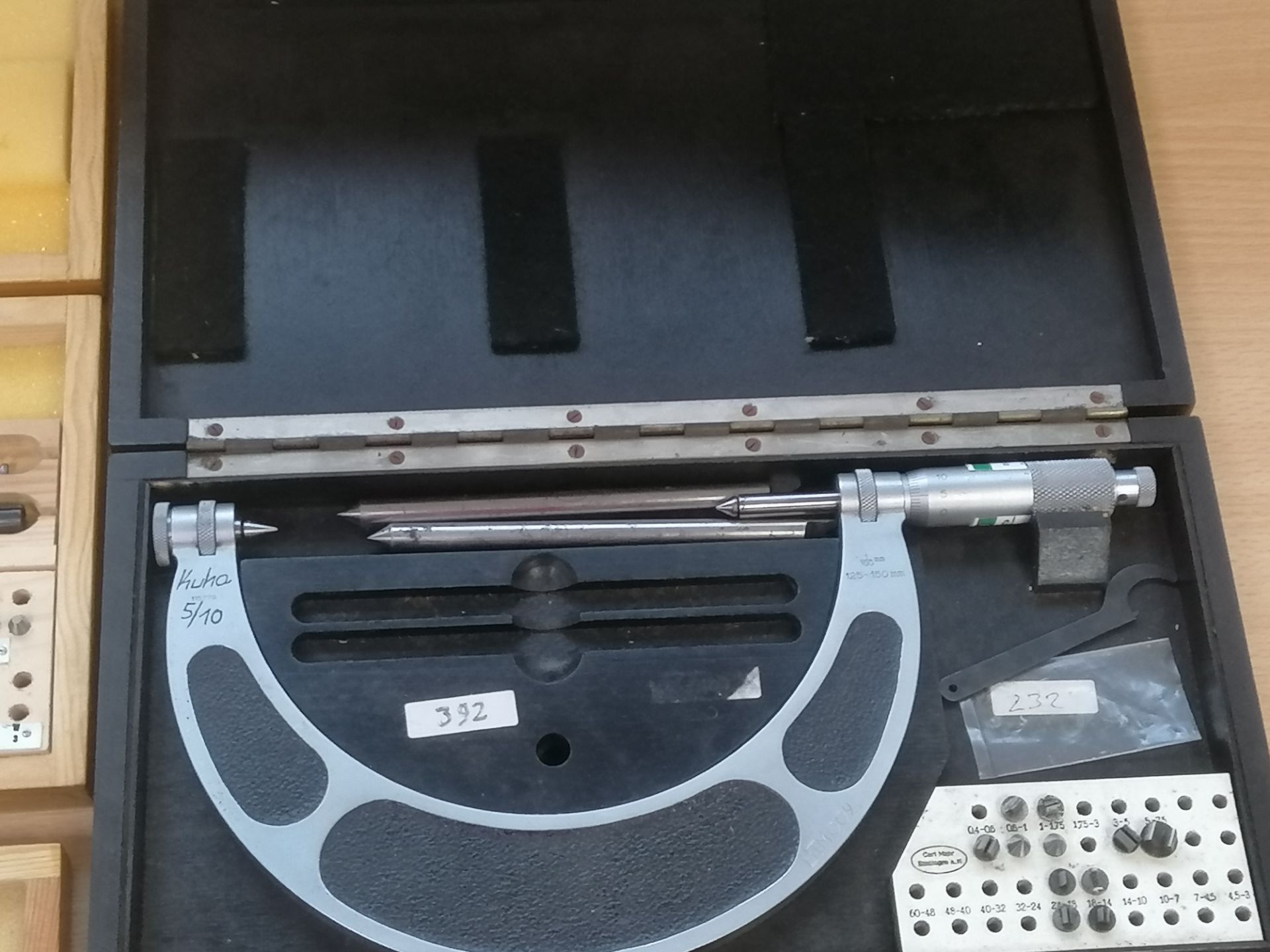 0-150mm Thread Micrometer x9 25mm Range - Image 11 of 12