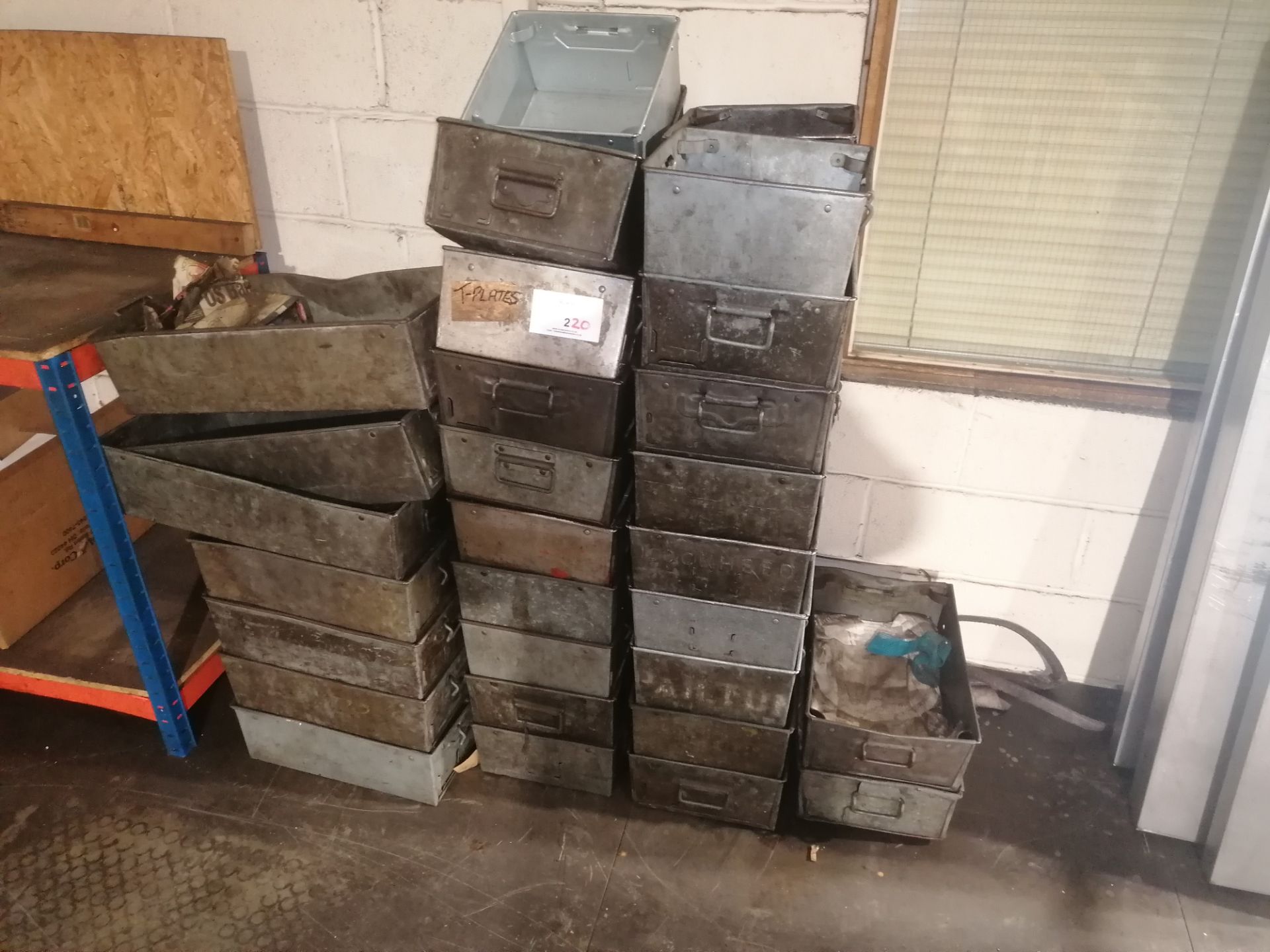 Approx 50 Metal Storage Boxes Various Sizes - Image 4 of 5