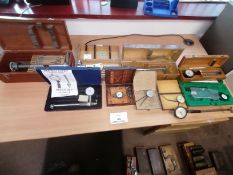 10: Bore Gauges & Comparators (Various Sizes) (In Wooden Carry Cases as Shown)