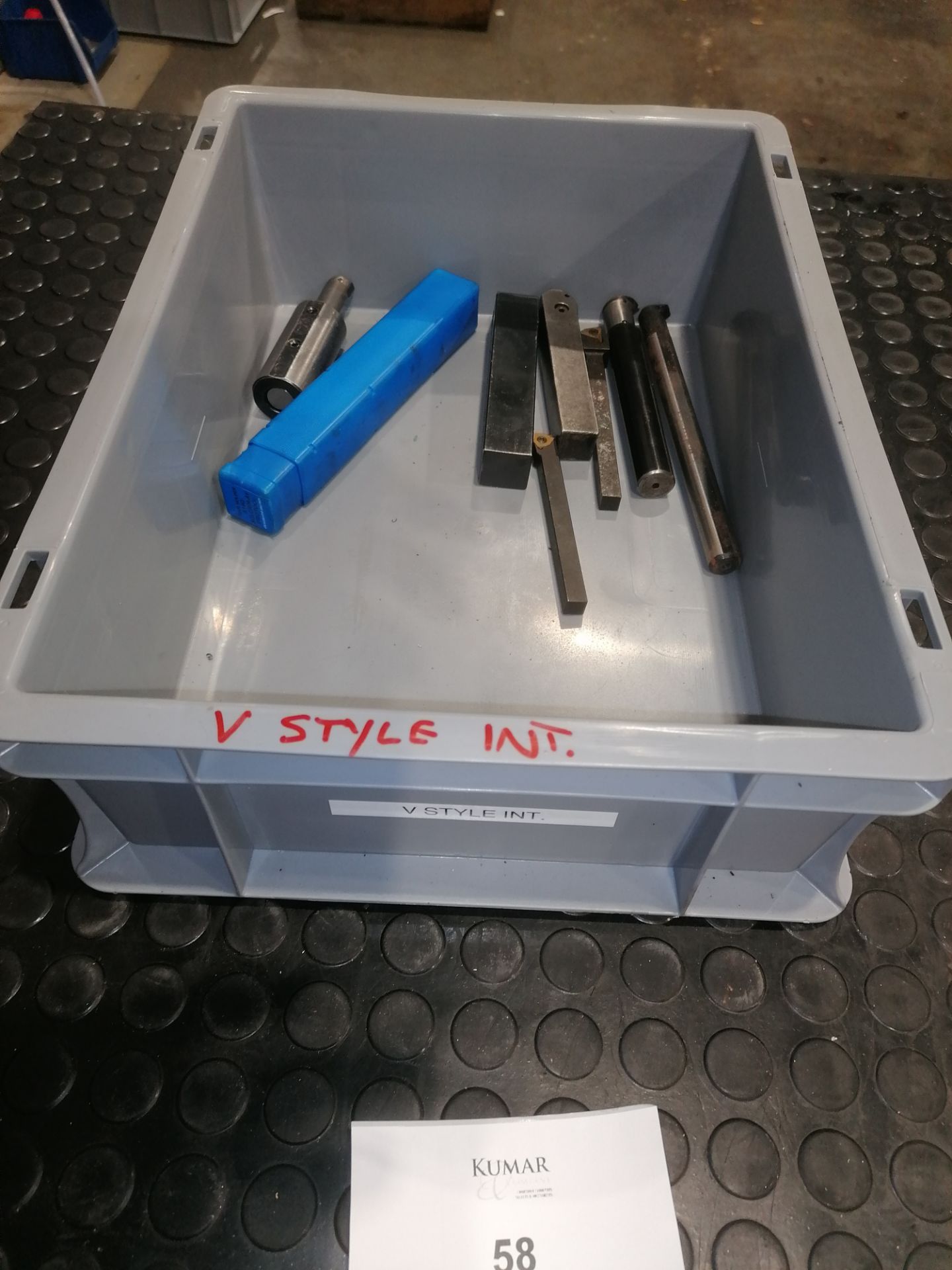 V Style Boring Bars (Various Sizes) (Please Note: Plastic Container Boxes Are Not Included) - Image 2 of 3