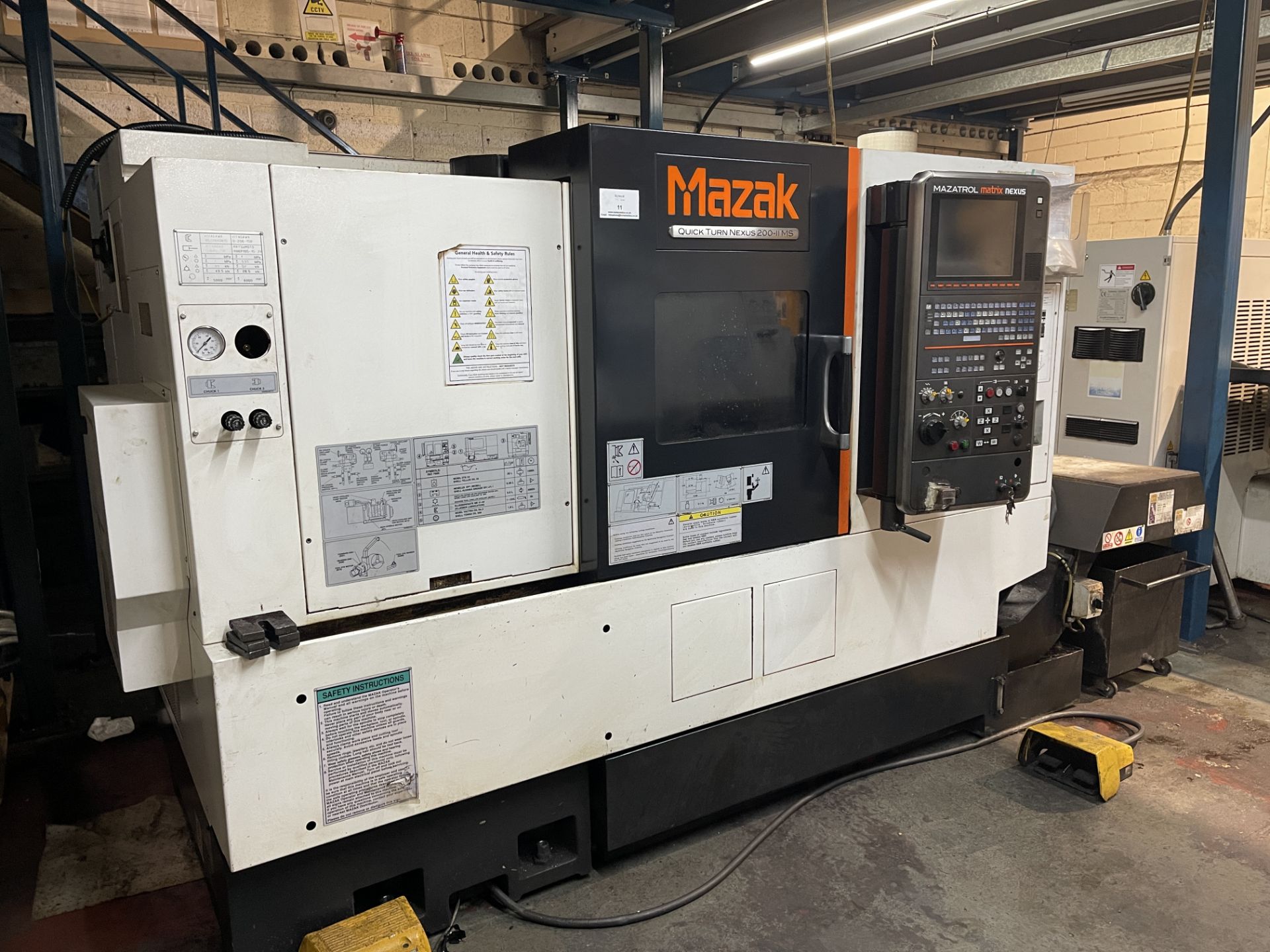 2011- Mazak Quick Turn Nexus 200-II MS CNC Turning Machine - Image 2 of 19