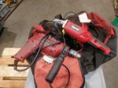 4" Angle Grinder & 240v Drill