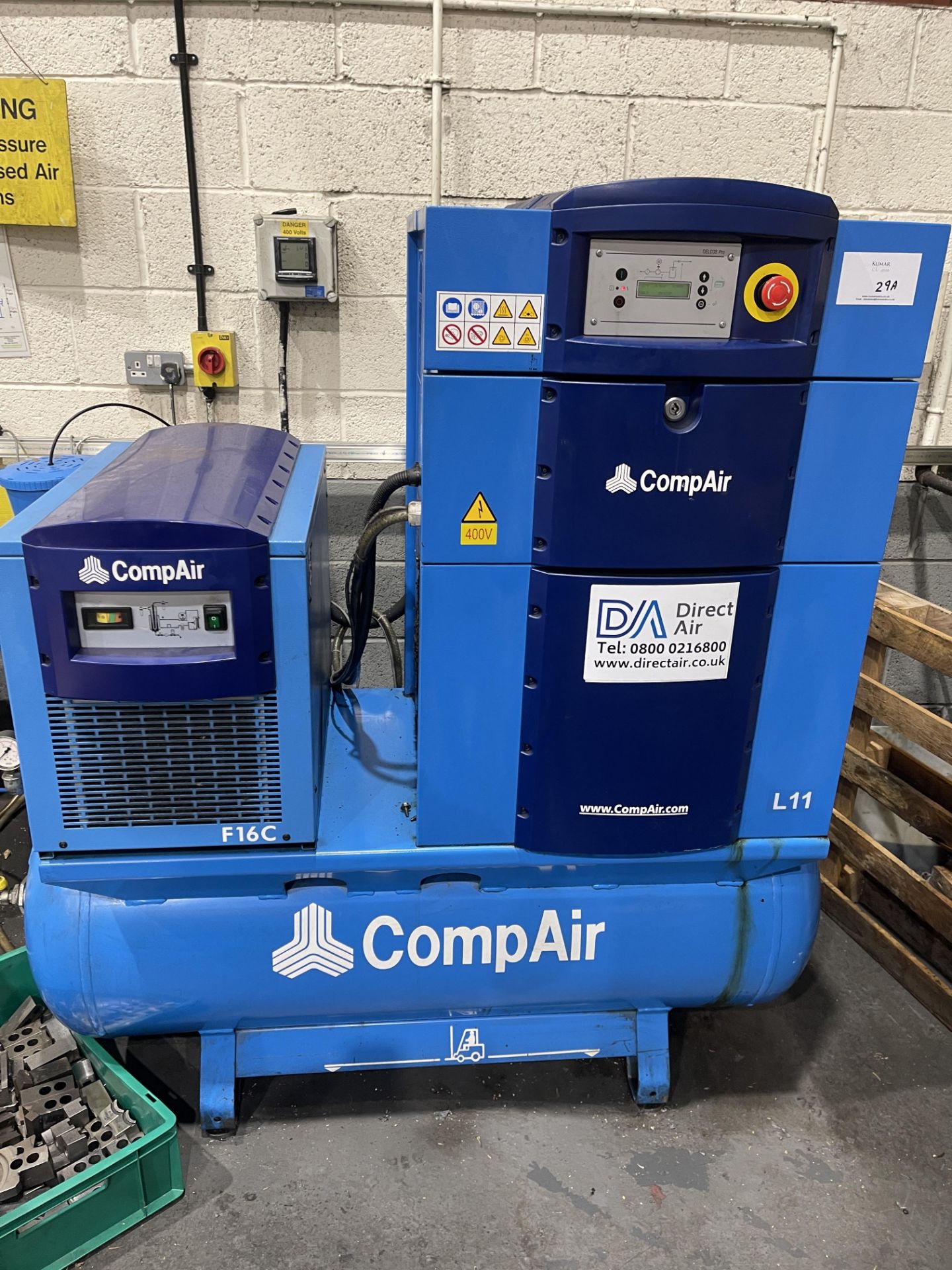 Compair LllFS Air Compressor - Image 7 of 7