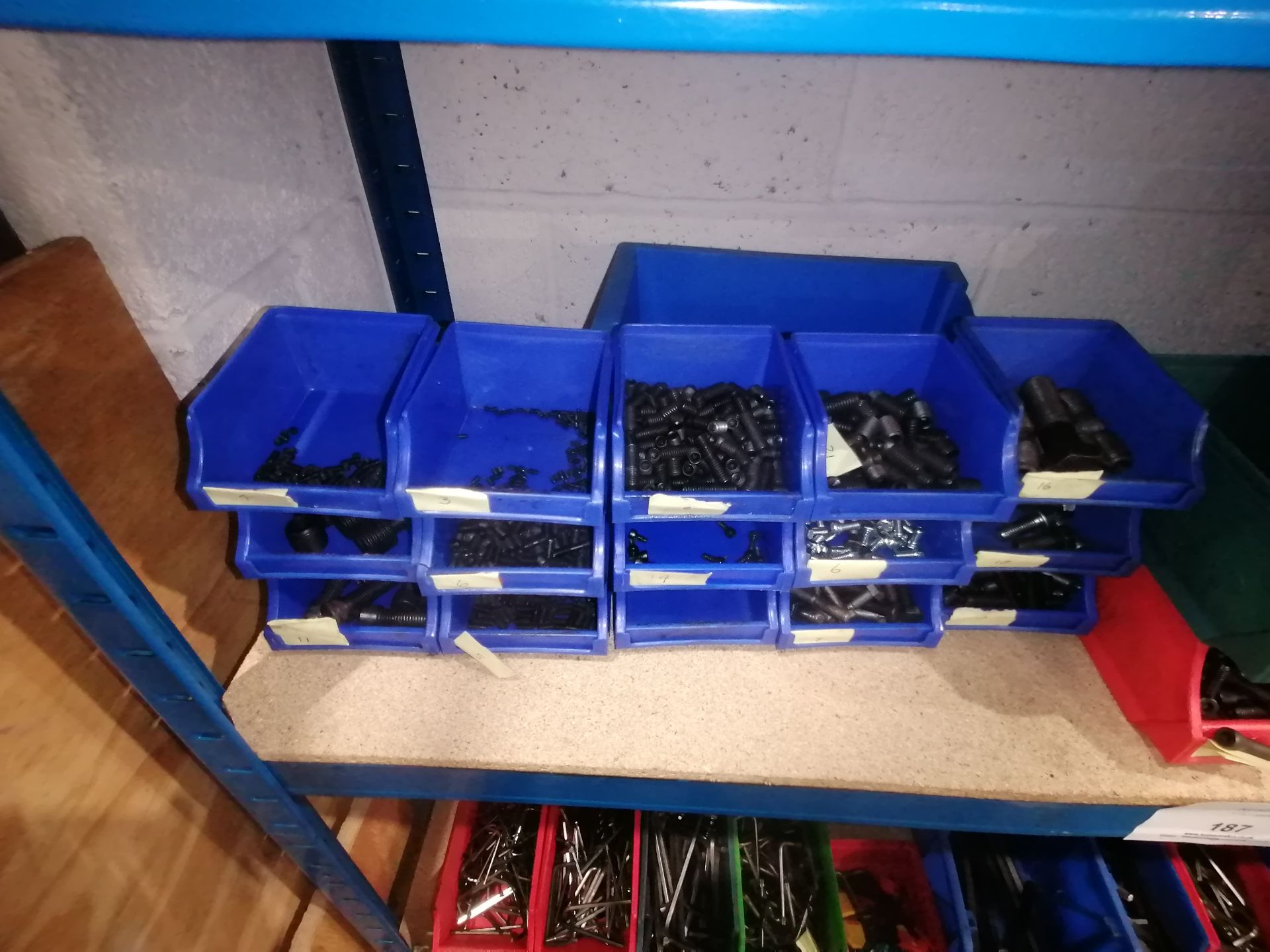 Various Capheads, GrubScrews, Nuts, Bolts & Washers (Please Note: Plastic Container Boxes Are Not - Image 3 of 10