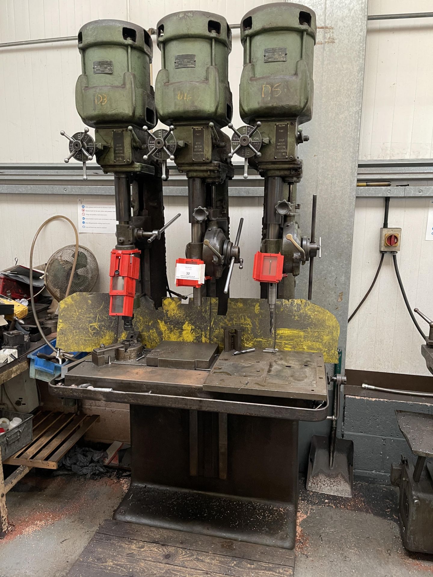 Herbert 3- Pillar Vertical Drilling Machine