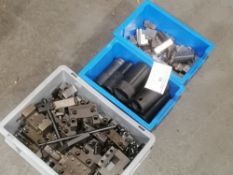 Misc Tool Posts, Tool Spanners & EK16 Scroll Chuck Jaws (Please Note: Plastic Container Boxes Are