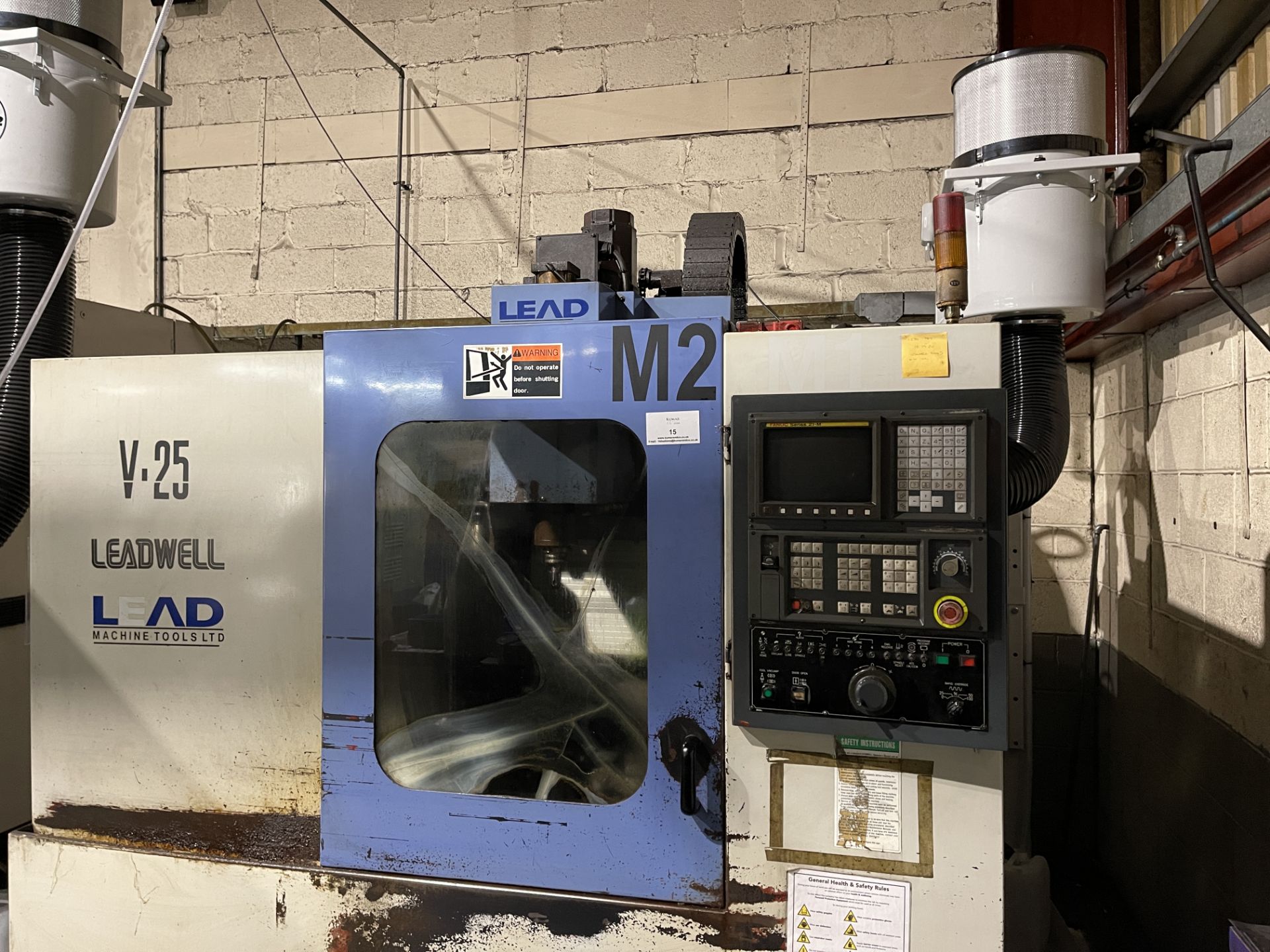 Leadwell V-25 CNC Vertical Machining Centre - Image 4 of 19