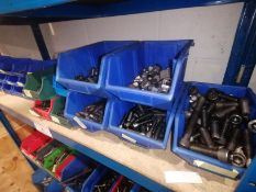 Various Capheads, GrubScrews, Nuts, Bolts & Washers (Please Note: Plastic Container Boxes Are Not