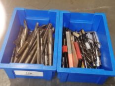 Various Reamers Striaght & Taper Shank Type (Please Note: Plastic Container Boxes Are Not Included)