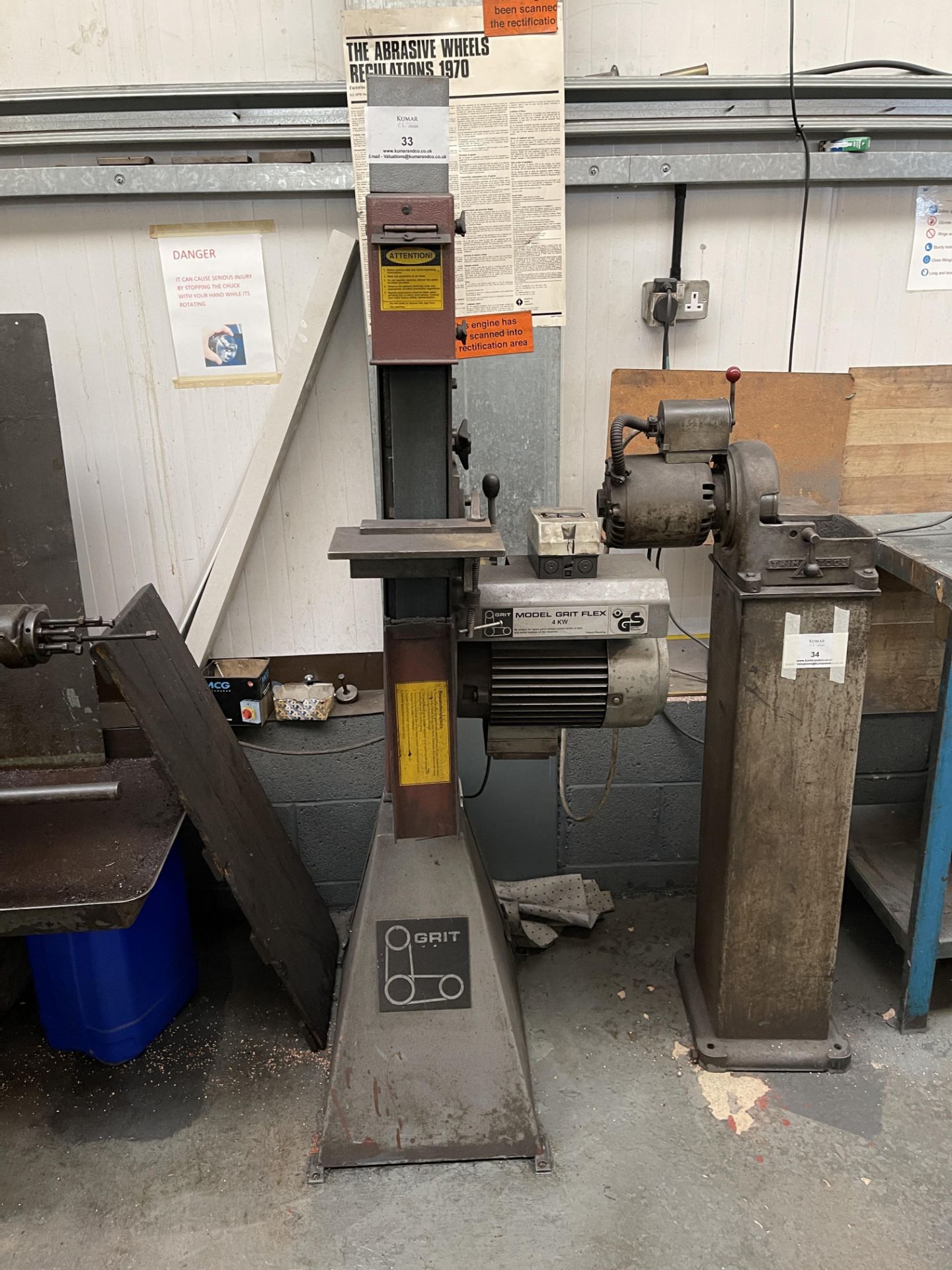 Grit Flex 4Kw Vertical Linisher