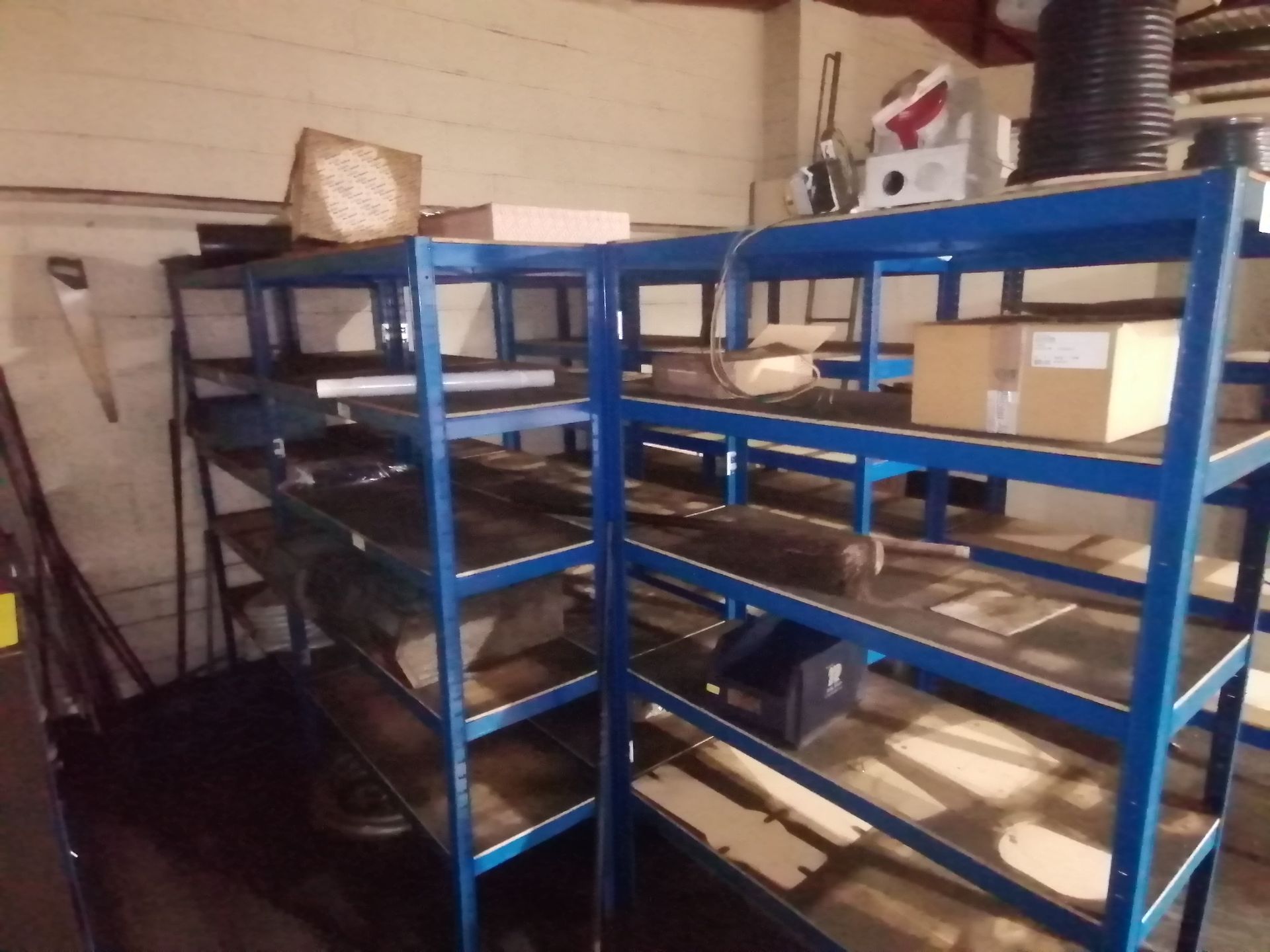 Big Dug Racking 5 Racks with 5 Shelves & End Sections