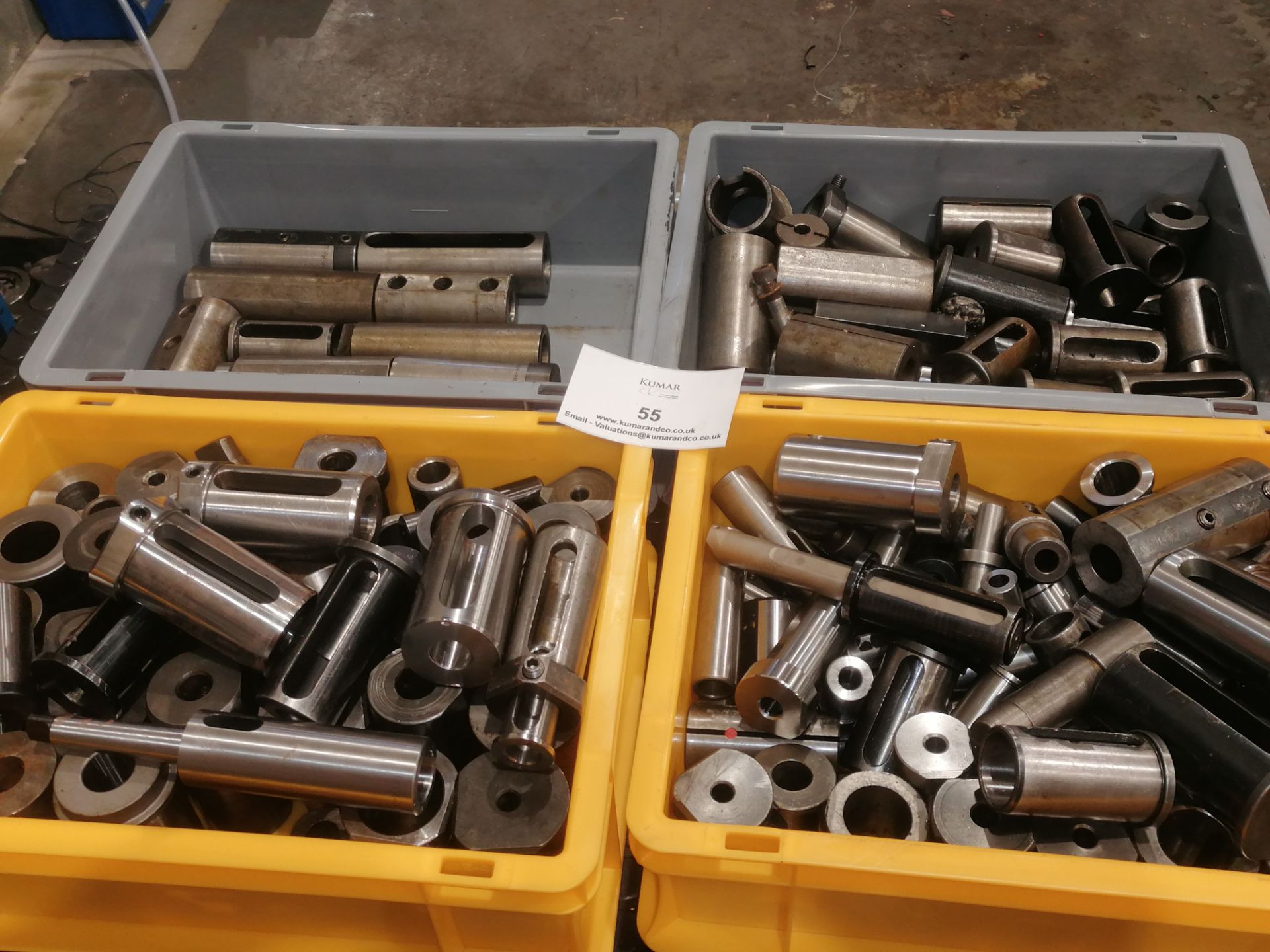 CNC Machine Spindle Sleeves (Various Size's) (Please Note: Plastic Container Boxes Are Not