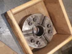 10" Three Jaw Machine Chuck (Please Note: Plastic Container Boxes Are Not Included)