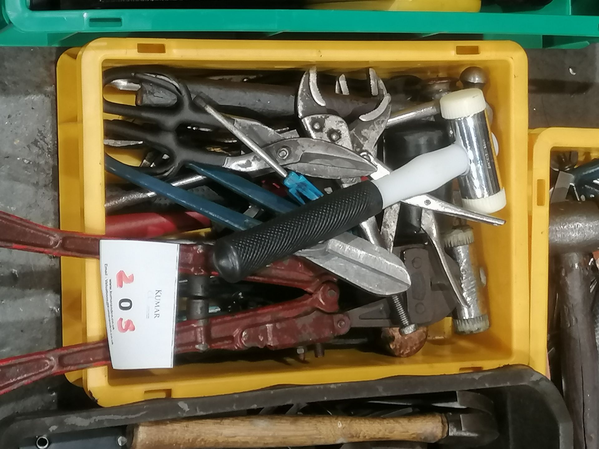 Various Hand Tools (Please Note: Plastic Container Boxes Are Not Included) - Image 4 of 6