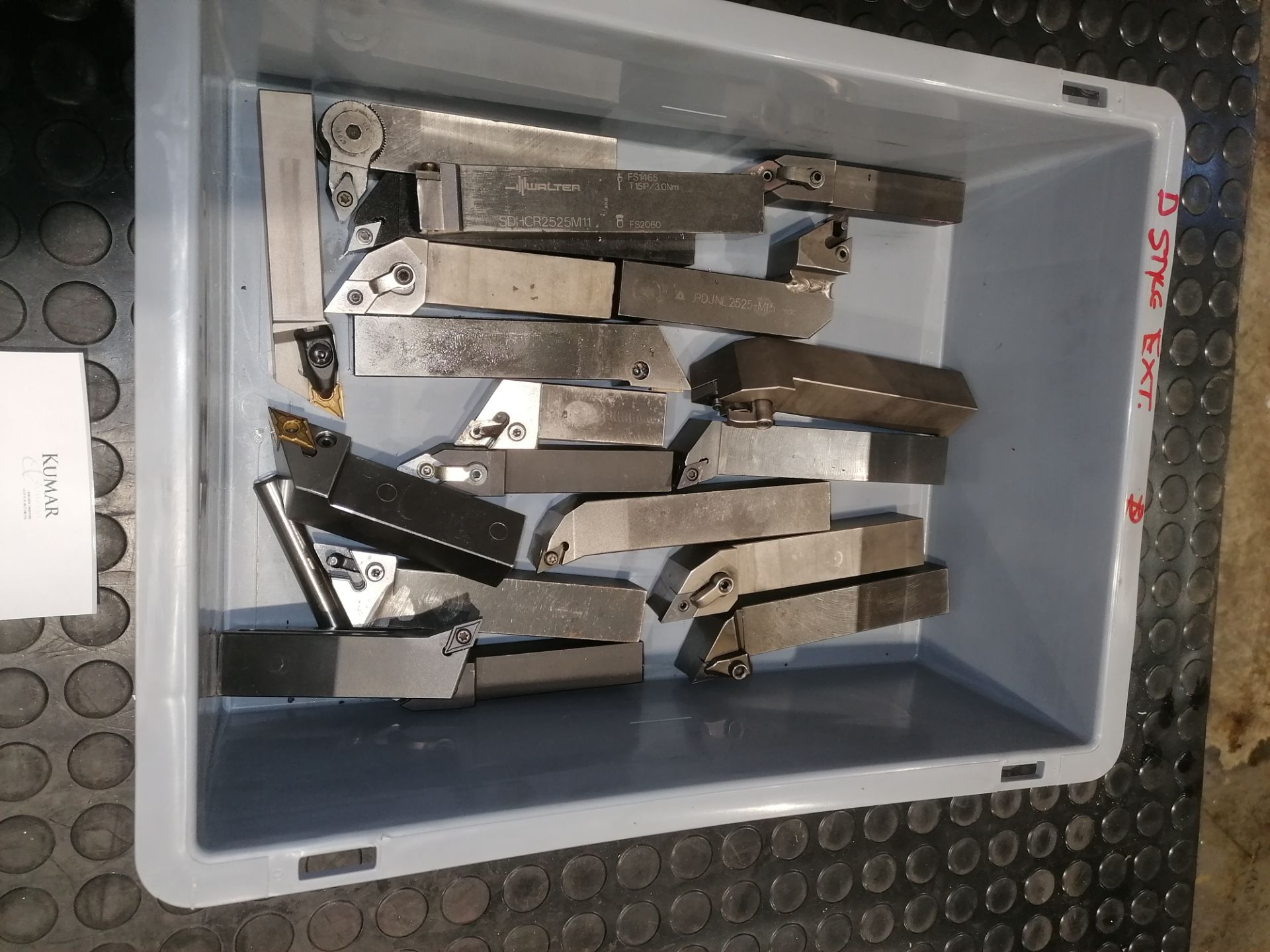 D Style Tooling Tools (Various Sizes) (Please Note: Plastic Container Boxes Are Not Included)