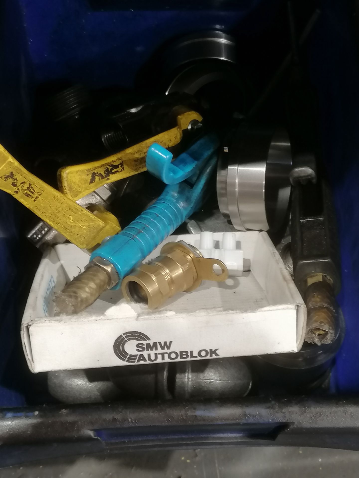 Various Airline Fittings & Various Fixings & Nails (Please Note: Plastic Container Boxes Are Not - Image 4 of 7