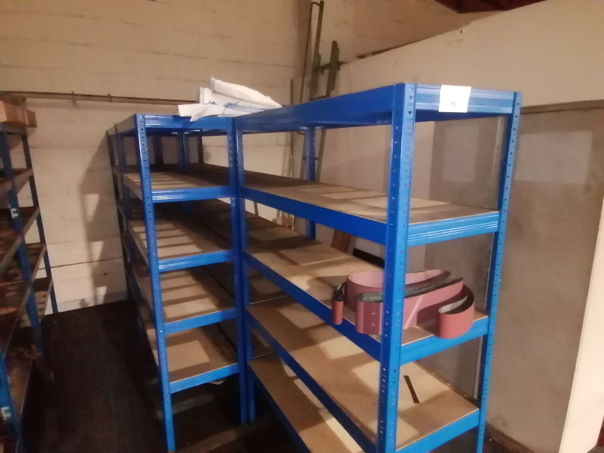 Big Dug Racking 5 Racks with 5 Shelves & End Sections