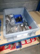 Various Drills , Spot Drills & Milling Cutters (Please Note: Plastic Container Boxes Are Not