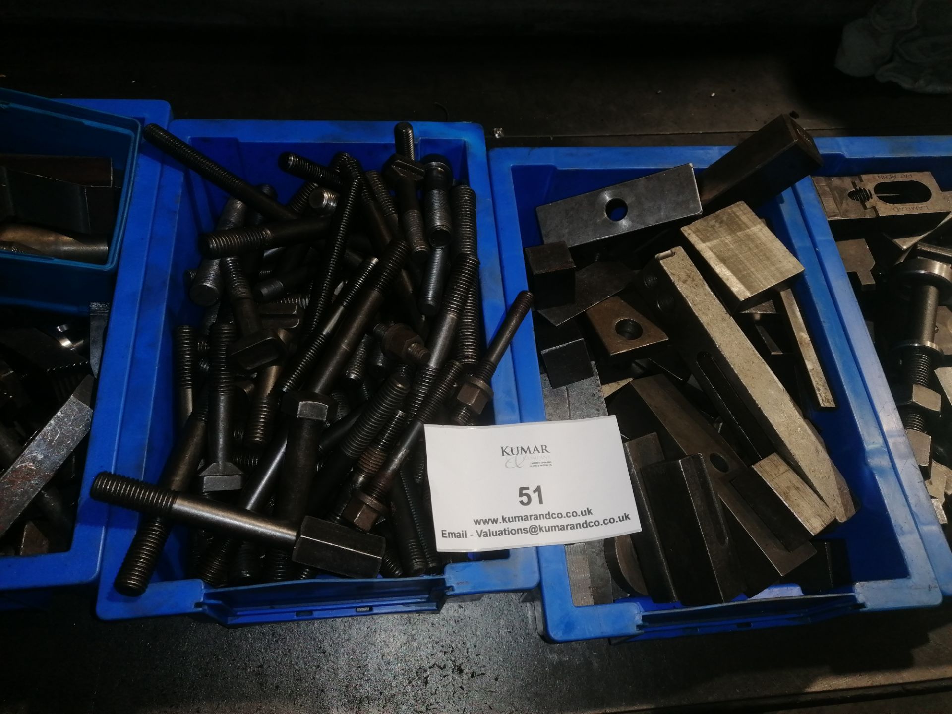 Assorted Milling Clamps & Tooling (Please Note: Plastic Container Boxes Are Not Included) - Image 3 of 6