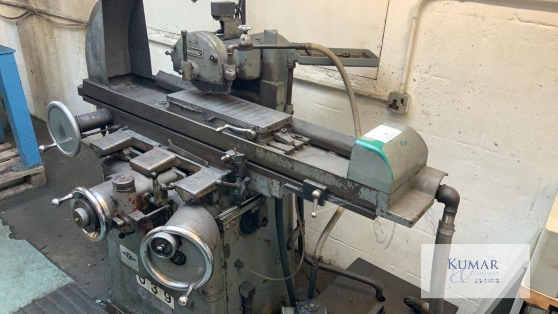 RKS Churchill Model P1479 NB Surface Grinder . Please Note - it is the purchaser or the removal - Image 2 of 9