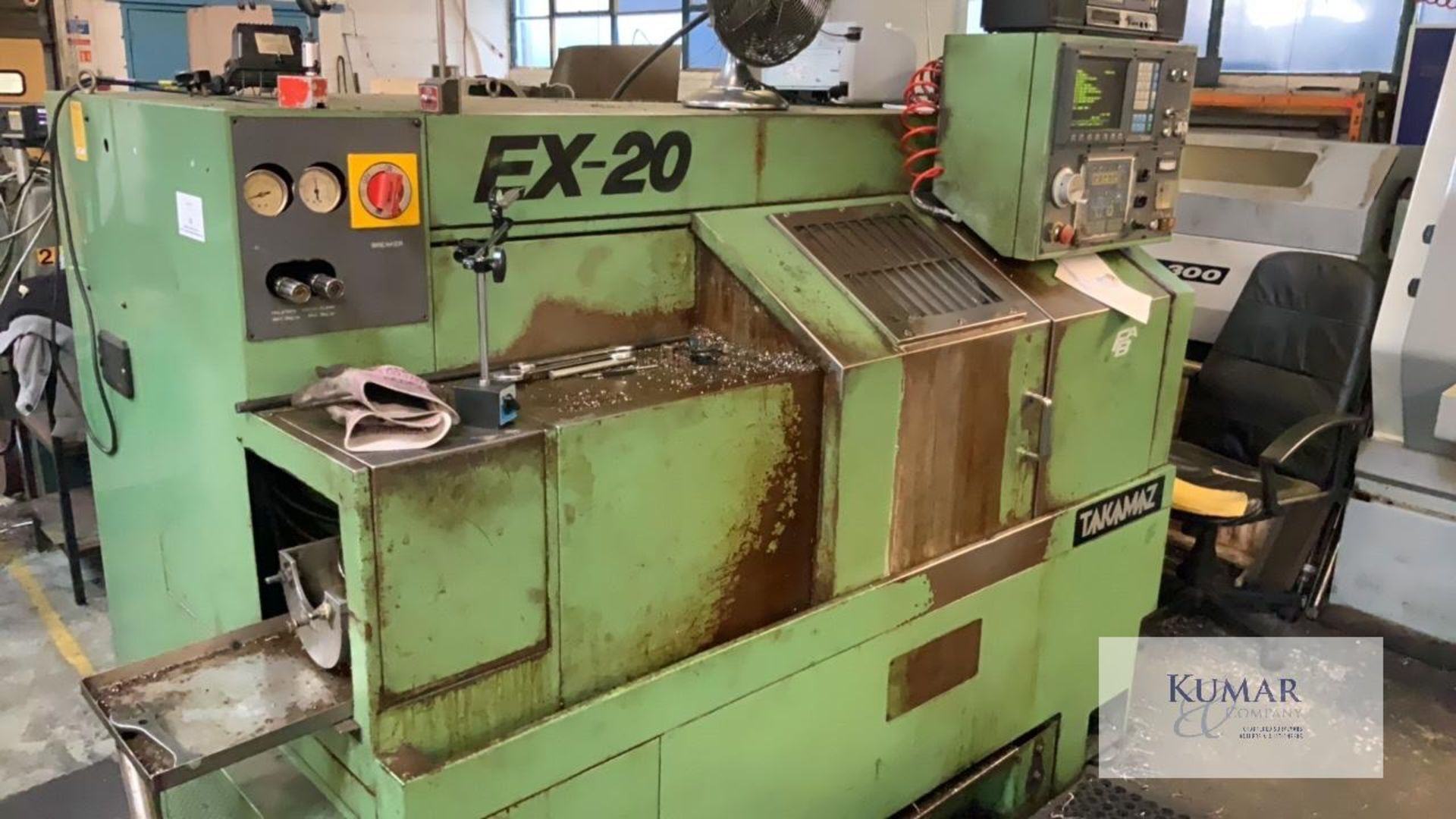 Takamaz Model EX 20, CNC Lathe - Please Note - it is the purchaser or the removal contractor’s - Image 2 of 5