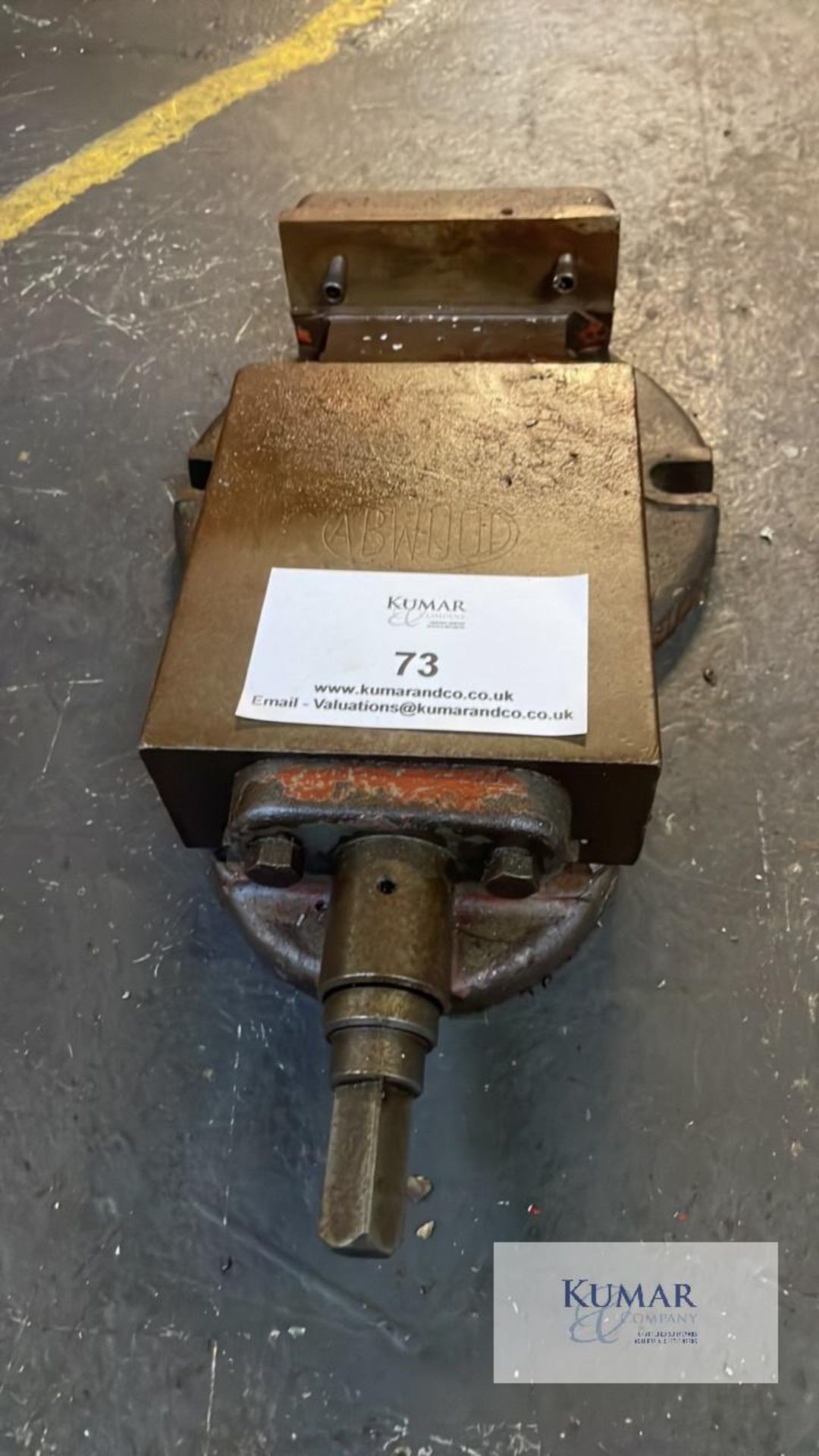 Machine Vice, 6" jaws with 4" clamping capacity