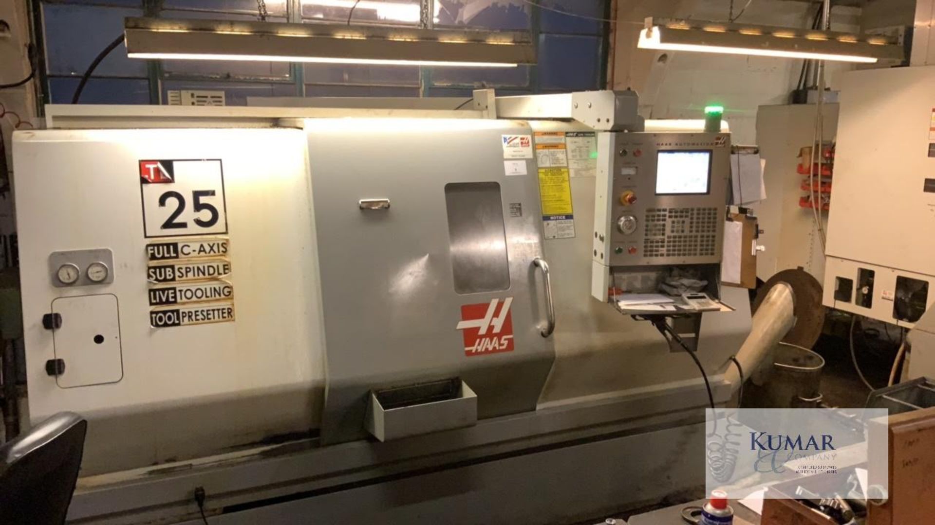 HAAS TL - 25CE Sub Spindle CNC Lathe with HAAS Control - Image 8 of 18