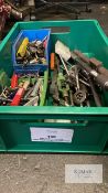 Assorted Tap and Dies, & Tap and Die Wrenches (Please note, Does not include Plastic Containers)