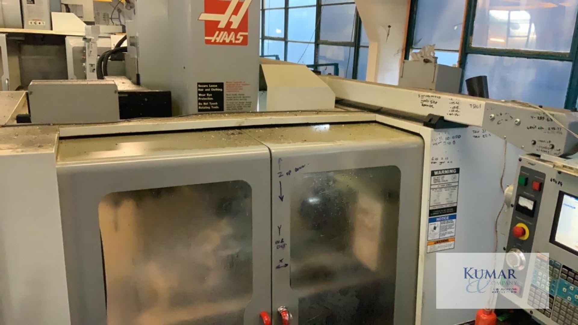 Haas Model VF 4 BHE Vertical Machining Centre, Serial No 39223 (12/04) .Machine in operation at time - Image 8 of 10