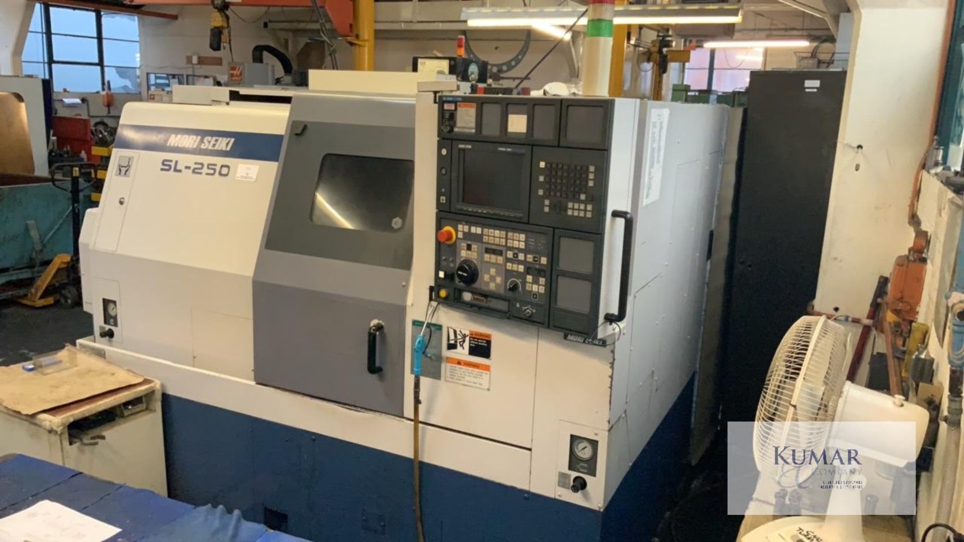 Mori Seiki SL 250 B. CNC Lathe, Serial No.770, with Mori Seki MSD - 501 Controls (1998) - Image 2 of 11