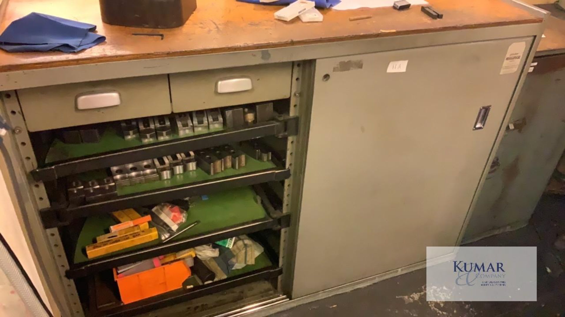 Tools and attachments to suit lot 11 and other similar machines (Cabinet Included) - Image 3 of 15