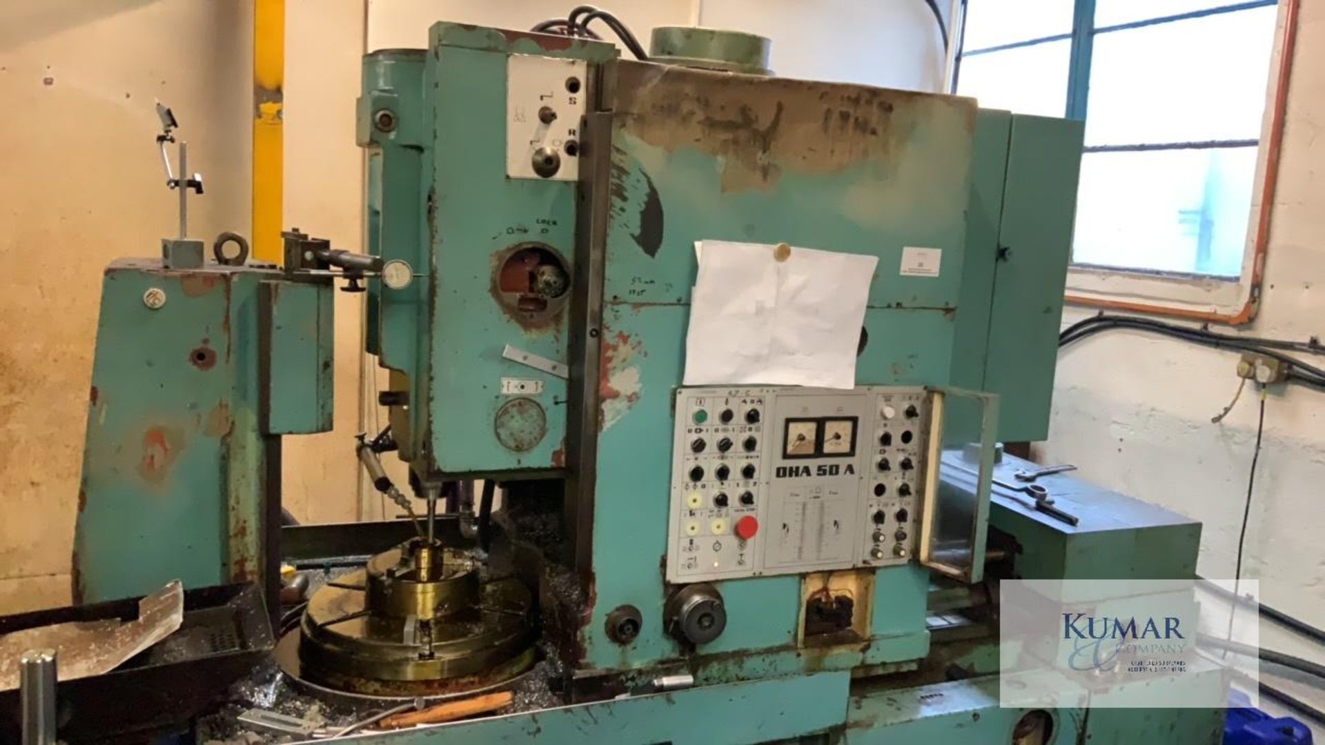 Tos Model No OHA 50 A Gear shaping machine with change gears - Collection Date Thursday 3rd March
