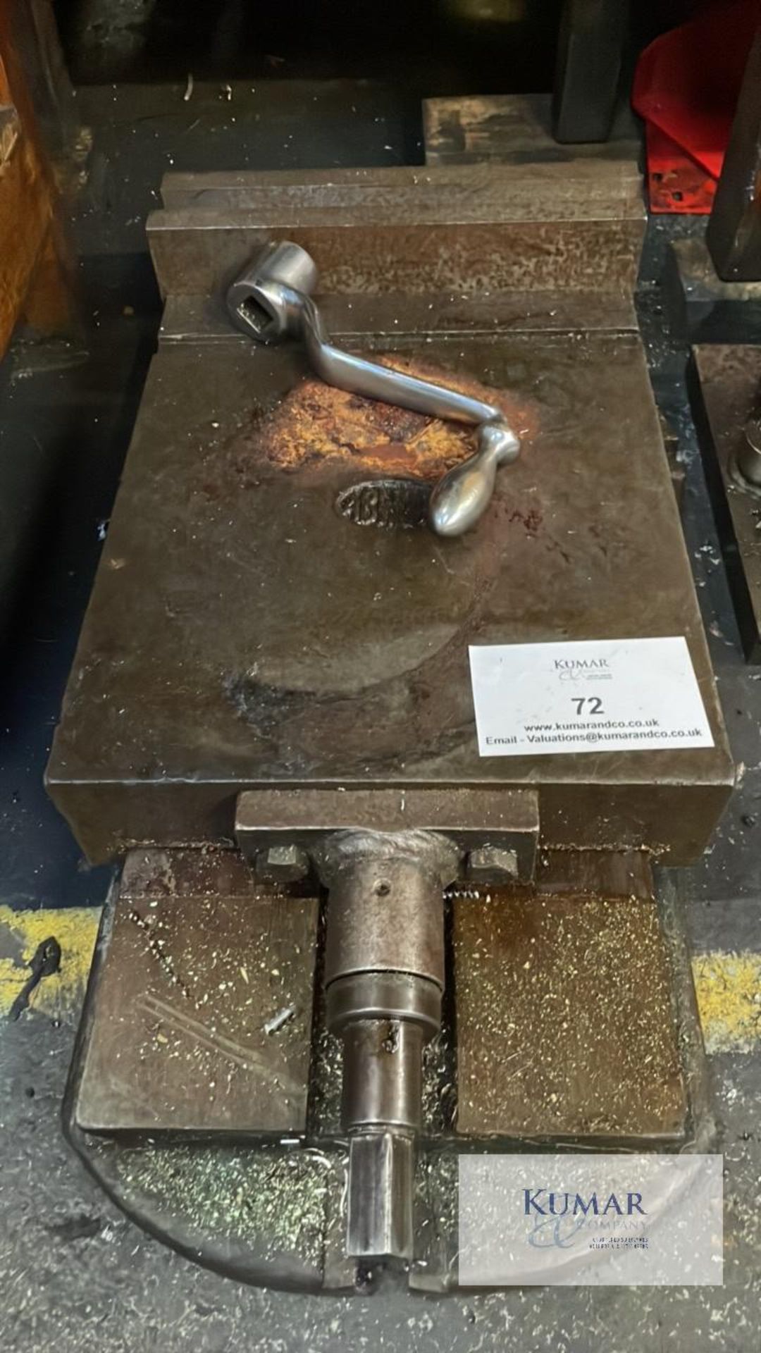 Machine Vice, 12" jaws with 4" capacity