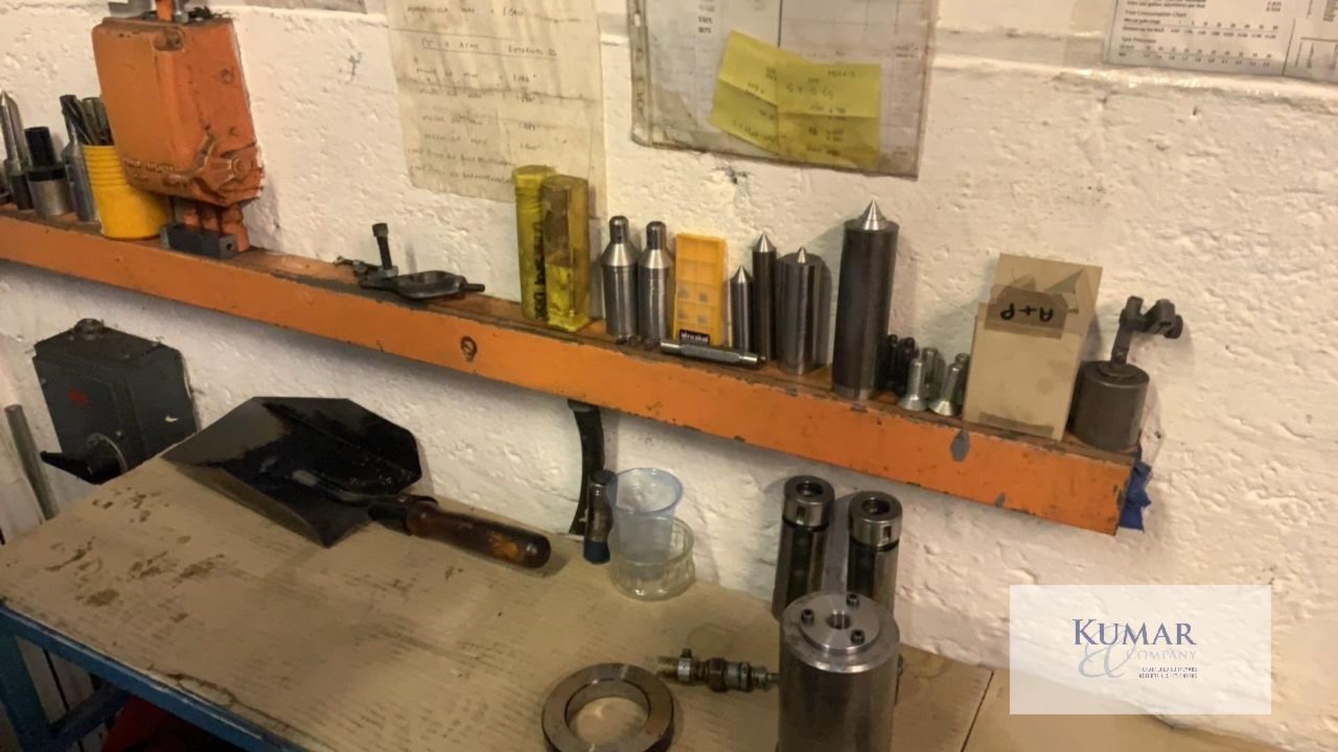 Tooling and attachments to suit lot 12 and other similar machines (shelves included) - Image 6 of 8