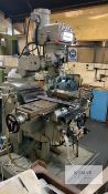 Europa Milltech Model 5000VS Turret Milling Machine, Serial No; 5202MX2TE5249 (2012) Please Note -