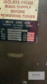 Max Arc Mig 300 Mig Welder Serial No: MG3c1043