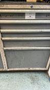 Large chest of Various Sized Milling Arbours, Colle's, Sleeves and Milling Tools 5 Drawer Chest -
