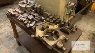 Tooling ,attachments and clamps to complement Lot 20 and other similar machines (Bench Included)