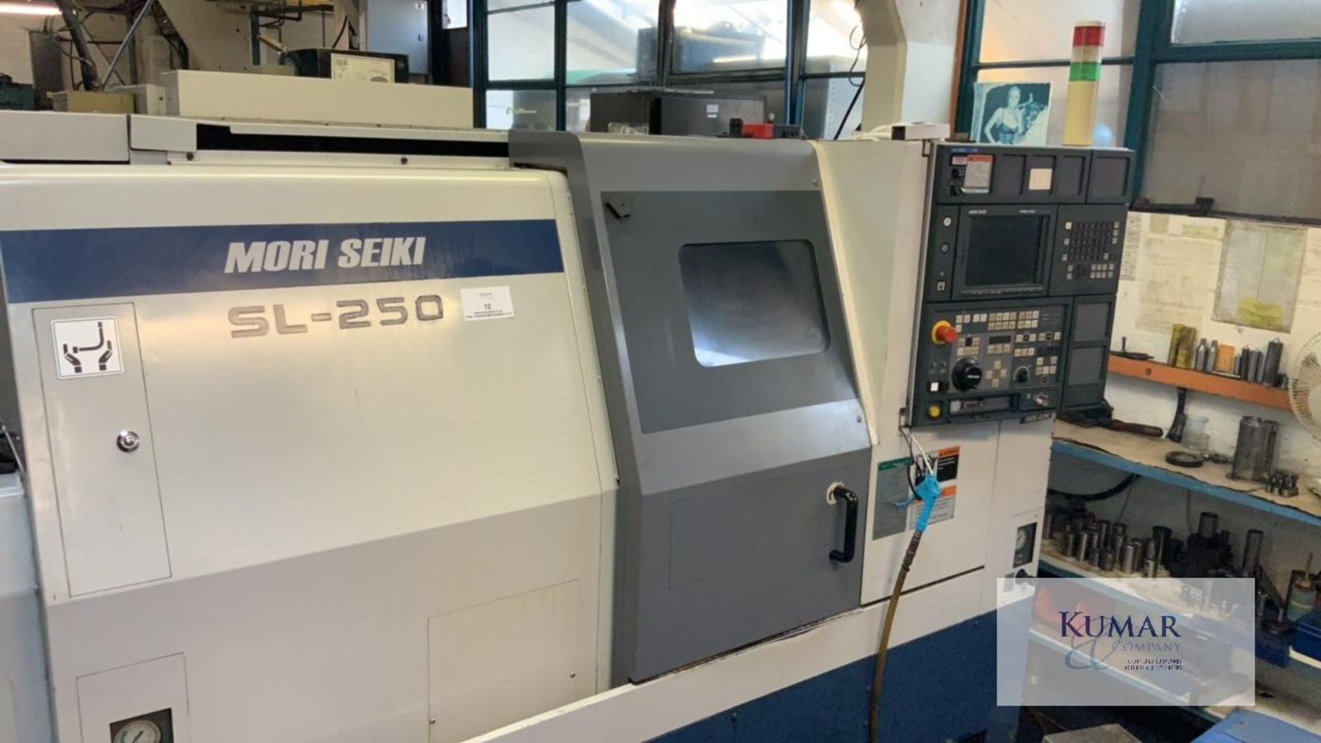 Mori Seiki SL 250 B. CNC Lathe, Serial No.770, with Mori Seki MSD - 501 Controls (1998)