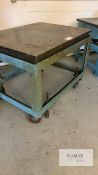 Surface Table with Stand and on casters 48" x 36" x 34"
