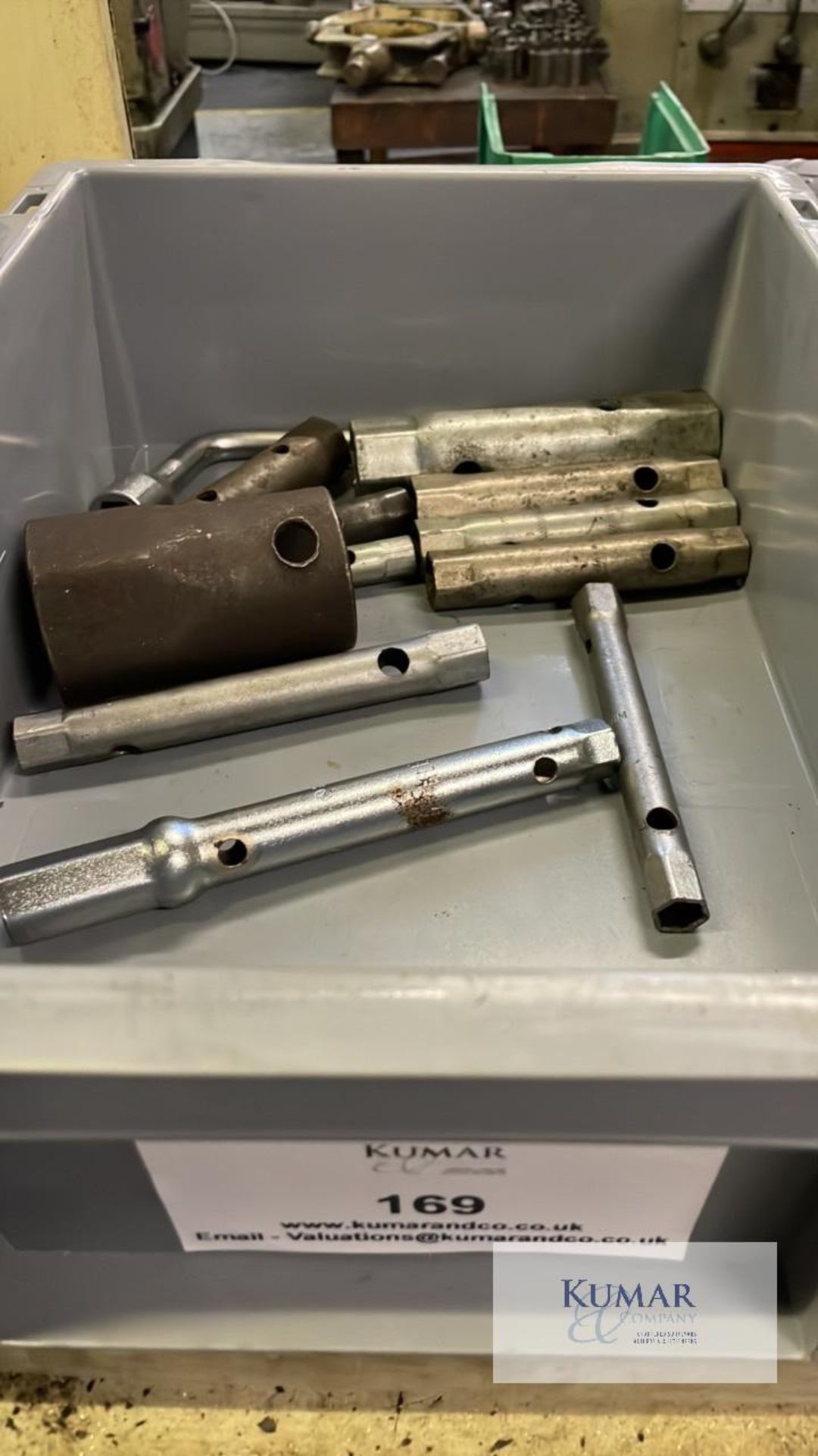 Assorted Box Spanners - (Please note, Does not include Plastic Containers)