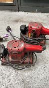 2: Kango Electric Sanders. Serial No's. 3788 and 0529C Model 5206. 240v 250w