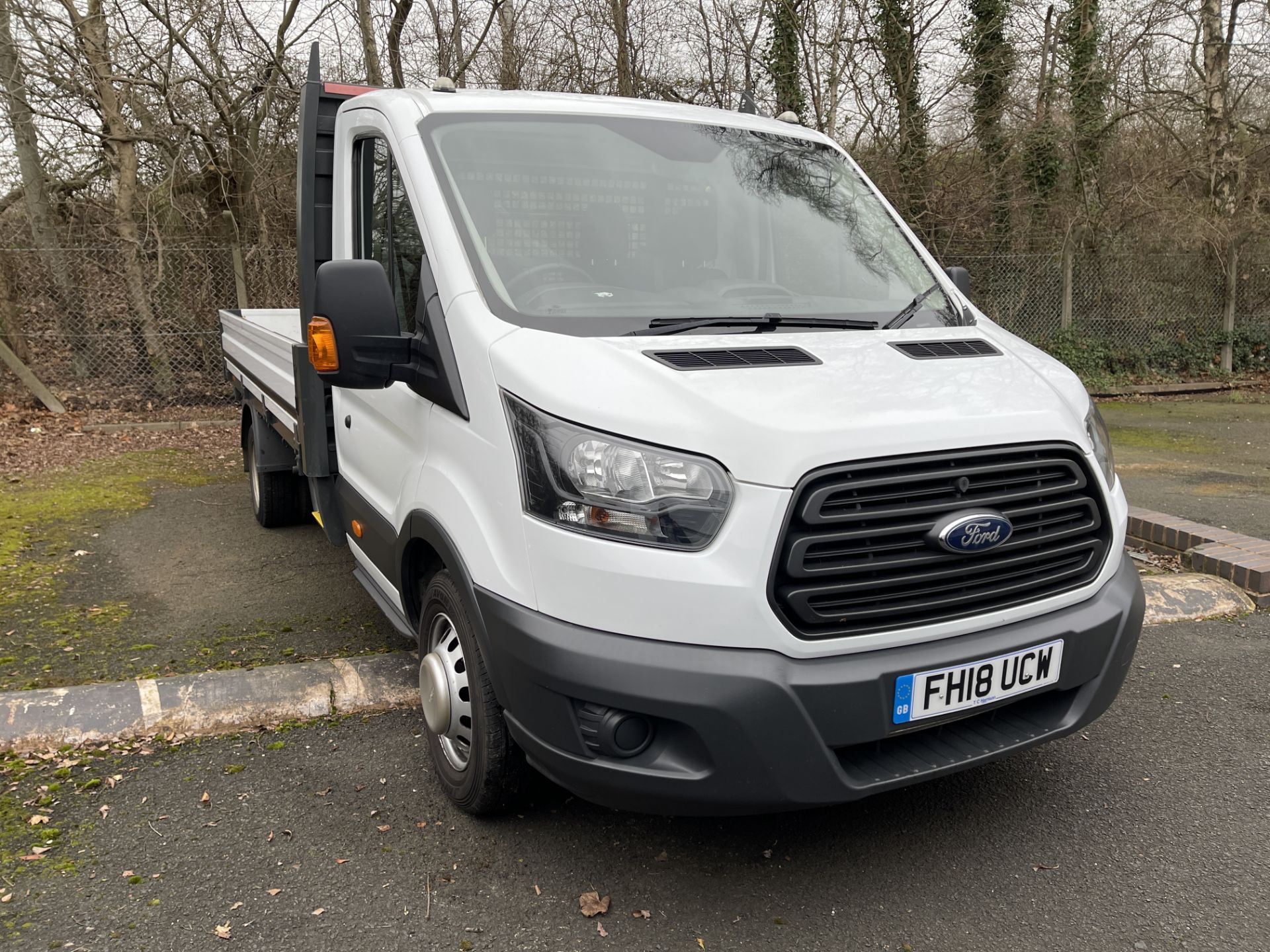 2018 - Twin Wheel Transit 350 Dropside Truck - FH18 UCW - Image 10 of 45