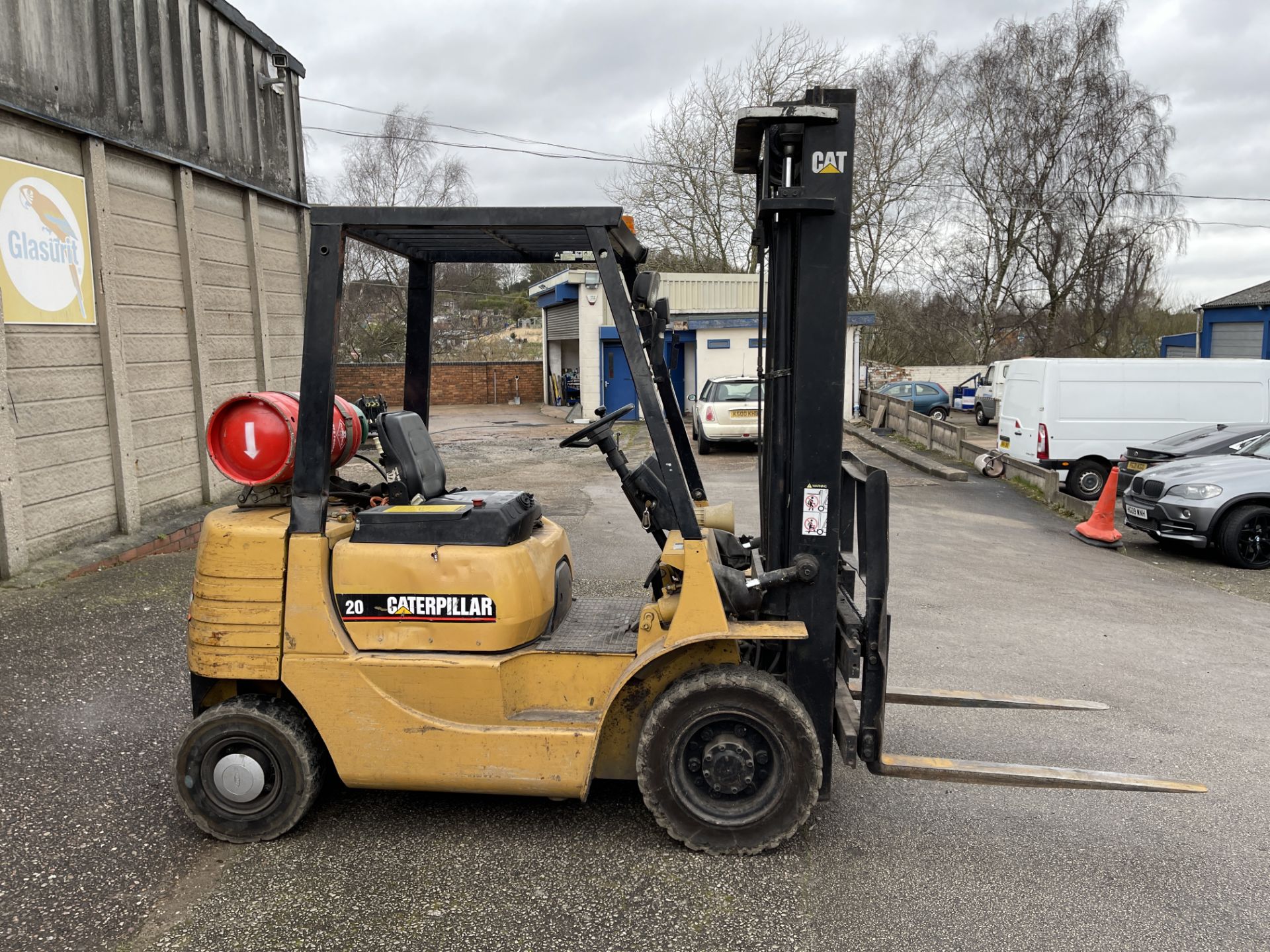 Caterpillar 20, LPG Fork Lift Truck, Serial No. 5AN10210, Rated Capacity 2,000 Kg (1996) - Image 7 of 17