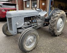 Vintage - Ferguson Massey Diesel Tractor, Registration No. TSV 812 - 1951